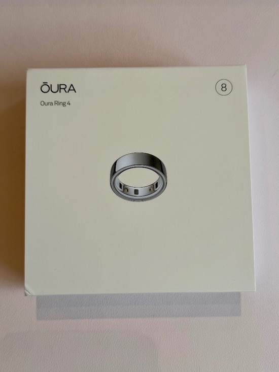 Oura Other - Oura Ring 4, Silver, Size 8